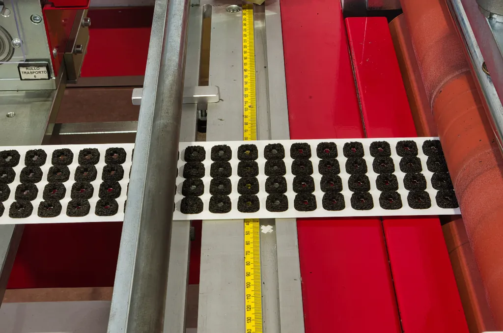 Kiss-cutting on continuous paper