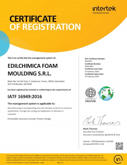 IATF 16949 Certification