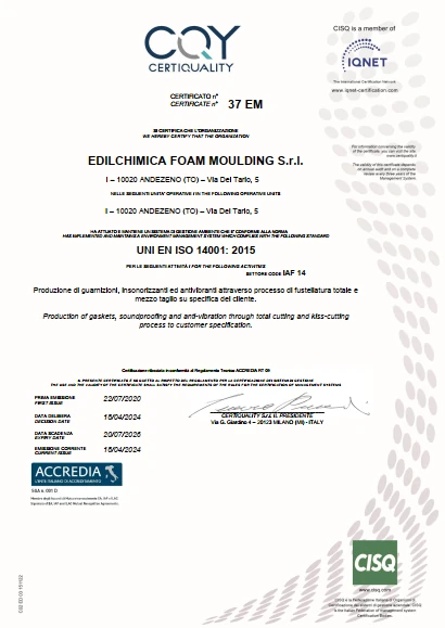 ISO 14001 Certification